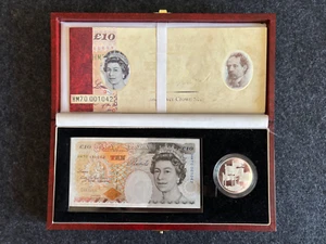 Debden C120 Royal Mint 1996 Kentfield HM70 £10+ silver proof £5 coin in red case - Picture 1 of 5