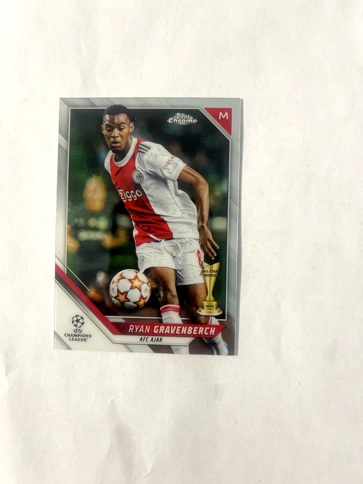 Topps Chrome Champion League 2022 Ryan Gravenberch AFC Ajax - 1 Card - Image 1 of 1