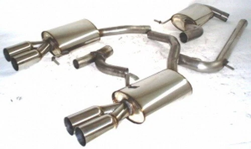 Sistema de escape deportivo FMS Gr A dúplex acero inoxidable VW Jetta 1KM 1.6 1.6l FSI 1.6l TDI - Imagen 1 de 1