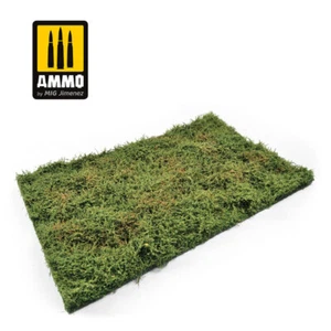 Grass Mat - Wilderness Fields w/Bushes #Early Summer (230mm x 130mm) - Bild 1 von 1