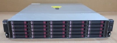 HP Storageworks D2700 AJ941A 25x 600GB HDD 2x Controllers 2x PSU SAS Enclosure - Image 1 of 4