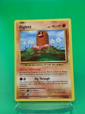Diglett 55/108 (NM, Pokemon Card, Evolutions, 2016, Fighting, Common) - Image 1 of 2