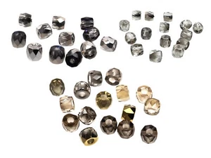 Böhmische Glasperle "Magic", 15 Stück, Trommel 7x8mm Bohrung 3mm, zum auffädeln - Picture 1 of 22