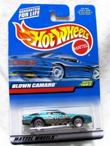 HOT WHEELS 1999 BLOWN CAMARO 650 1083 TEAL - Picture 1 of 3