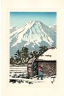 Genuine Japanese Woodblock Postcard Size Print Hasui Kawase Design