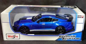 Maisto 2020 Shelby GT500 Blue Diecast Model Mint NIB 1:18 Special Edition FoMoCo - Picture 1 of 16