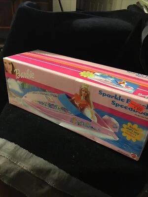 Muñeca Barbie Rosa Brillante Playa Juguete Lancha Rápida 2002 Mattel 67413 Como Nueva Foto 1 de 2