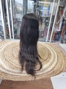 AUF LAGER 100 % 30 ZOLL BRASILIANISCHE LACE FRONTAL PERÜCKE 180 % NATÜRLICHE FARBE 1B # GERADE - Bild 1 von 6