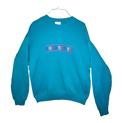 Peanut Butter Jelly Longaberger Sweatshirt Teal Embroidered Women’s Sz XL Vtg - Image 1 of 4
