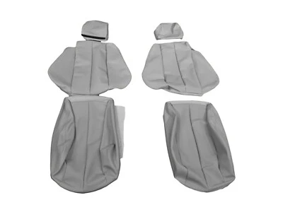Se adapta a: Fundas de asiento de cuero gris solo para Mercedes Benz R129 1990-1995 Foto 1 de 4