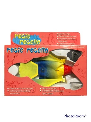 Vintage Flying Rosie Rosella Parrot Bird New - Image 1 of 4