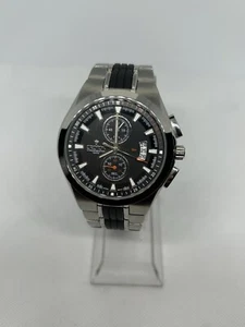CROTON ALL STAINLESS STEEL CHRONO WATCH CC311132SSBK CHRONOMASTER - Picture 1 of 9