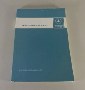 Manual de Taller Entrada Mercedes Motor M102 En W123 200/230 E + Ce - 1980 - Imagen 1 de 8