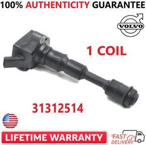 Single OEM GENUINE VOLVO  Ignition Coil For 2015-2019 Volvo 2.0L I4, 31312514 - Picture 1 of 4