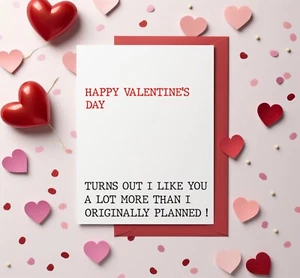 Happy Valentines Day Card Funny Rude Valentine Card For Boyfriend Husband BCR249 - Picture 1 of 3