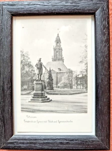 Postkarte  - Potsdam , Friedrich der Große mit Blick auf Garnisonskirche - Bild 1 von 5
