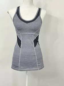 Lululemon Damen Tanktop Größe 6 Träger It Like It's Hot Tank grau schwarz - Bild 1 von 6