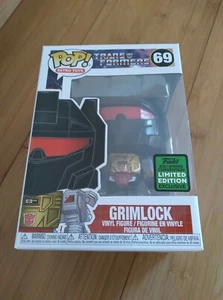 Funko Pop Retro Toys Transformers Grimlock #69 - ECCC 2021 Shared Exclusive - Picture 1 of 4