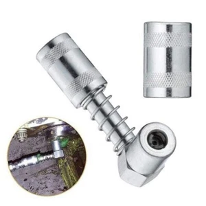 4500 PSI Grease Nozzle Adapter Grease Gun- Accessory 90 Degree Grease Coupler - Picture 1 of 12
