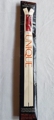 Unique YKK Invisible Zipper Apple Red 12"-14" Polyester Practically Sews Itself - Image 1 of 4