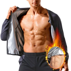 Heavy Sauna Sweat Suit Exercise Gym Men Shaper Suit Fitness Weight Loss Anti-Rip - Picture 1 of 18