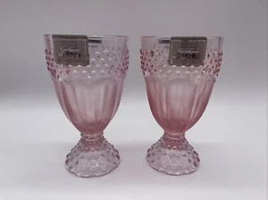 Gorham Crystal - Emily's Attic Pink - Kelche - Neu (2er Set) - Bild 1 von 12
