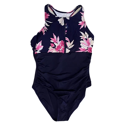 Nuevo con etiquetas Traje de baño XL de una pieza para mujer - Traje de baño Nautica Traje de baño - Adelgazante Foto 1 de 4