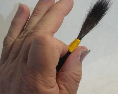 # 000 (3/0) Premium ""LEFT HANDED"" Pro-Series Pinstriping Brush - by Von Dago Foto 1 de 4