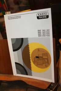 Vintage Tool Brochure KASTO  Block Plate Bandsawing Machine  - Picture 1 of 2