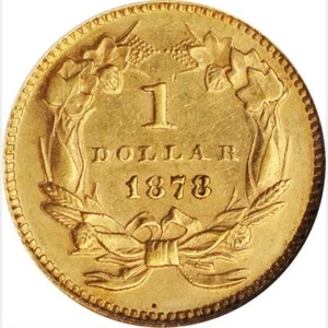 1878 NGC MS61 Mintage 3,000 Gold Dollar -- $1,712 APR -- Low Population Key Date - Picture 1 of 6