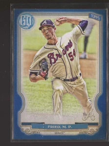 2020 Topps Gypsy Queen Max Fried /250 Indigo Atlanta Braves - Picture 1 of 2