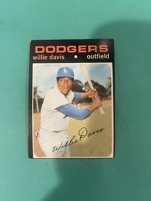 1971 Topps Willie Davis #585 EX-EXMT - Image 1 of 2