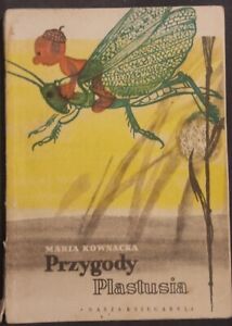 1957 | PRZYGODY PLASTUSIA Maria Kownacka | Polish book | Paperback | 1st Ed