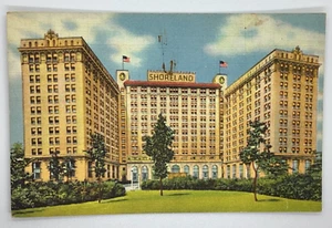 Postcard Hotel Shoreland Chicago foremost place Architecture Illinois H405 - Imagen 1 de 2
