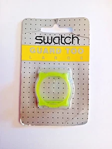 Swatch Gent Guard Too Large Nuovo NOS Vintage Orologio da polso Anni 80 Giallo - Imagen 1 de 3