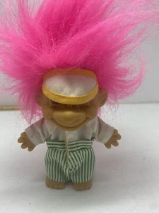 GOLFER TROLL DOLL WITH Pink HAIR STICKER #18312 No Club - Picture 1 of 1