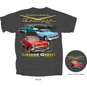 Joe Blow T's Chevy Bel Air Golden Oldies Men's T-Shirt Tri-Five 1955 1956 1957 - Picture 1 of 3