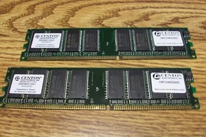 2x CENTON 256MB PC3200 Memory - Picture 1 of 4