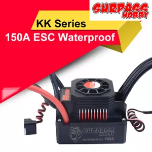 SURPASS HOBBY KK 150A ESC Waterproof Controller For 1/8 RC CarsBrushless Motor - Picture 1 of 11