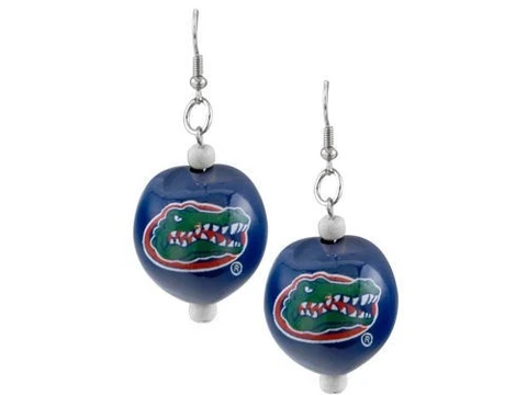 Florida Gators UF Kukui Nut EARRINGS / BRACELET SET $21Value NEW with tags Cover