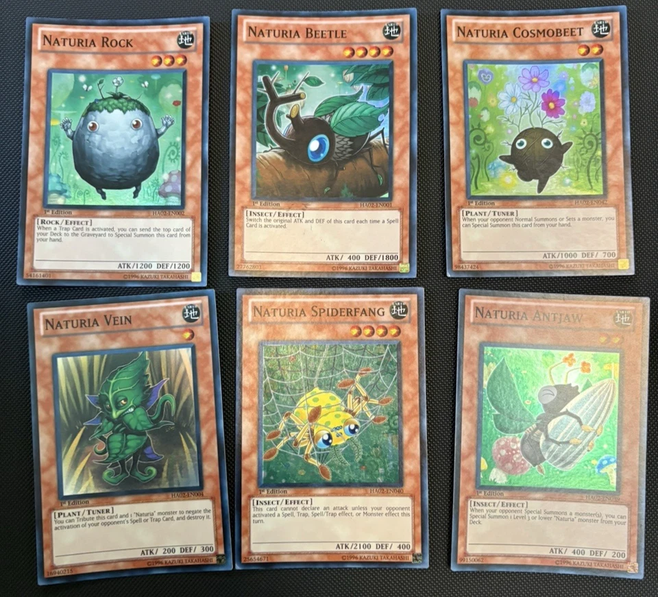 Vintage 1st Edition Holo YU-GI-OH! HA02 HIDDEN ARSENAL 2 x 06 Card Lot - Image 1 of 4