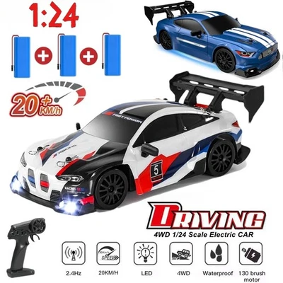 1:24 4WD 2.4G Radio Fernbedienung Drift Auto 30 KM / H Hochgeschwindigkeits-Lkw - Bild 1 von 4