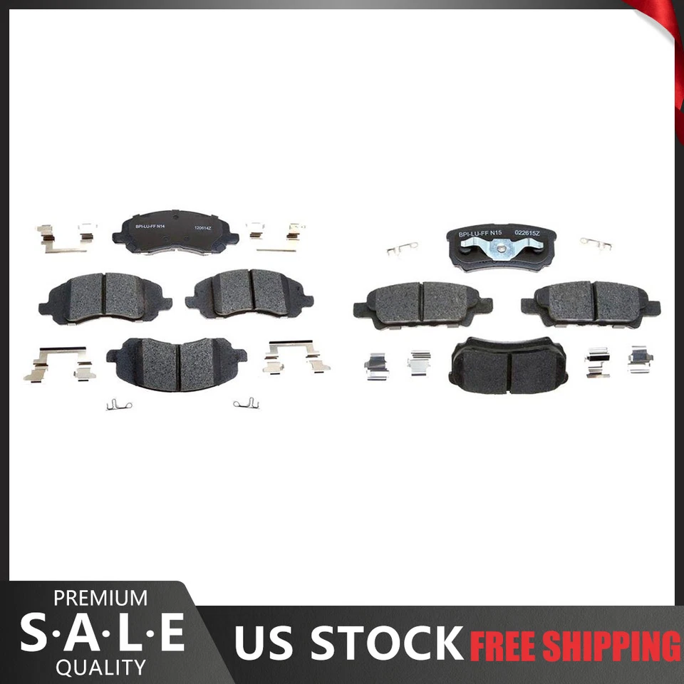 Pastilhas de freio de cerâmica dianteira e traseira Chrysler 200 2011 R-Line - Raybestos - Imagem 1 de 4