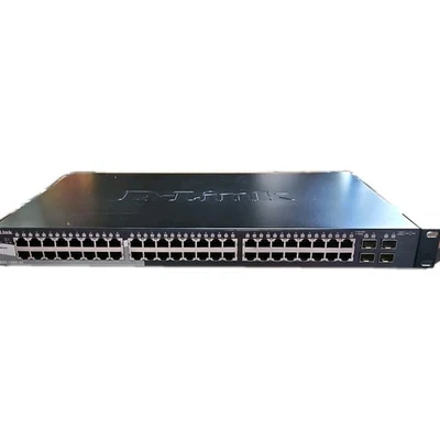 D-Link DGS-1500-52 52-Port SmartPro Switch With 4 Gigabit SFP Ports W Power Cord - Image 1 of 4
