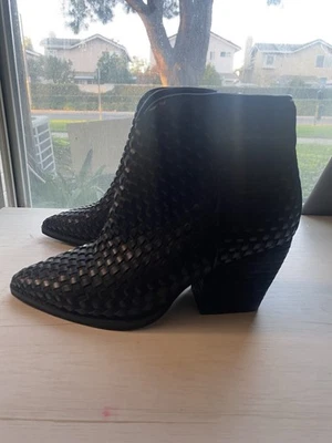 Jeffrey Campbell Botas Cuero Tejido Talla 6 Foto 1 de 4