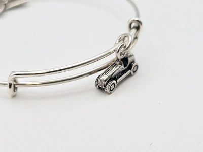  Alex & Ani " Silver Monopoly Game Car 🚗 Charm Brazalete Pulsera Plata ✨️  Foto 1 de 4