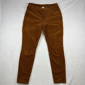 Pantalones Cabi para mujer 12 oxidados micro pana ajustados botones elásticos 3927 - Imagen 1 de 6