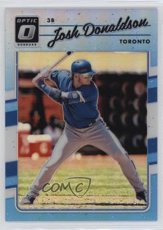 2017 Panini Donruss Optic Carolina Blue Prizm /50 Josh Donaldson #150 - Image 1 of 2