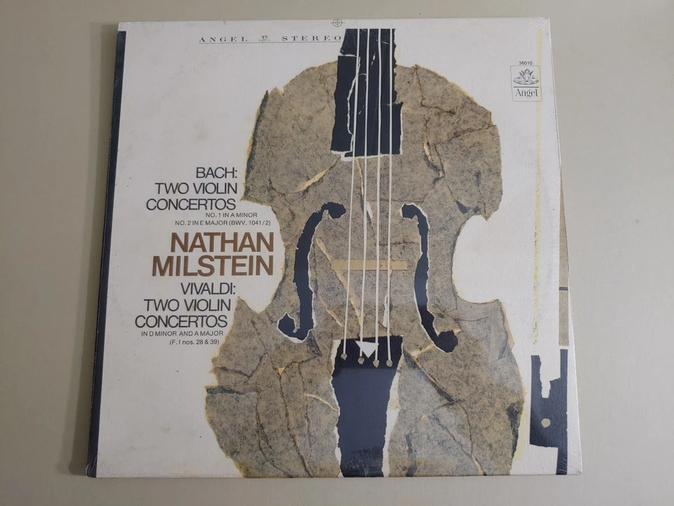 Nathan Milstein Bach / Vivaldi - Two Violin Concertos Angel 36010 Stereo SEALED - Image 1 of 3