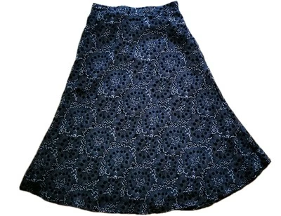 Ladies  Skirt Tessuto Zip Up  Black White Size Small  - Image 1 of 4